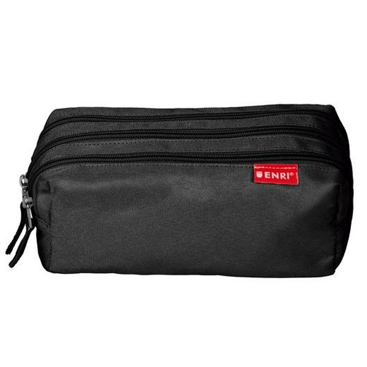 Image secondaire de Trousse d'écolier ENRI Noir 21 x 7 x 11 cm (5 Unités)
