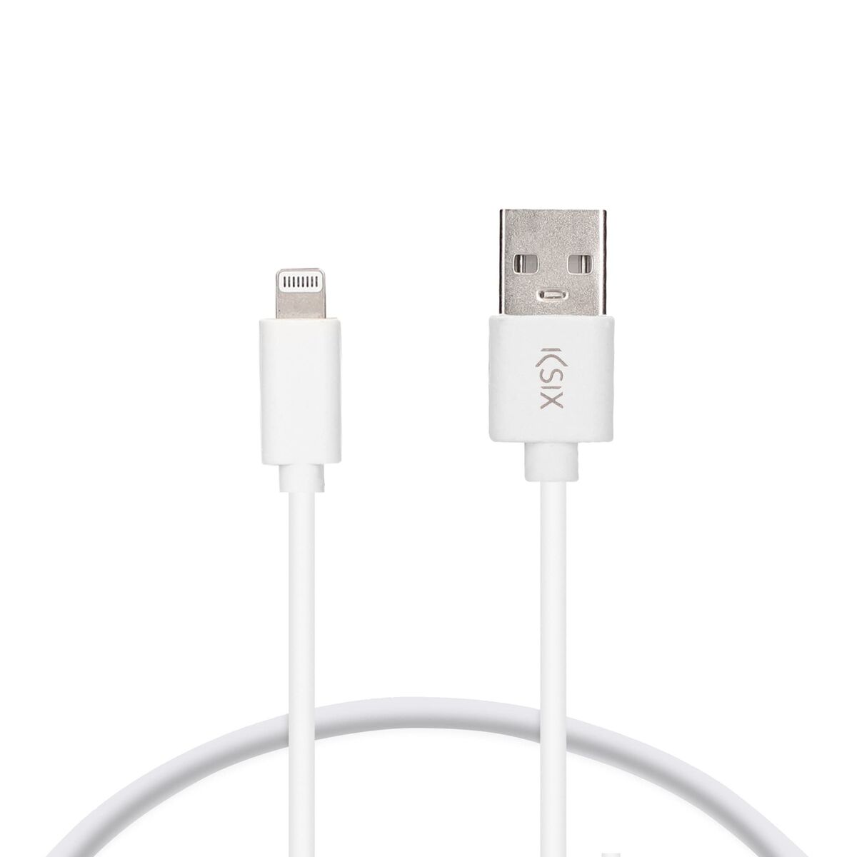 Gegevens-/Oplaadkabel met USB KSIX B0914CU01 Wit