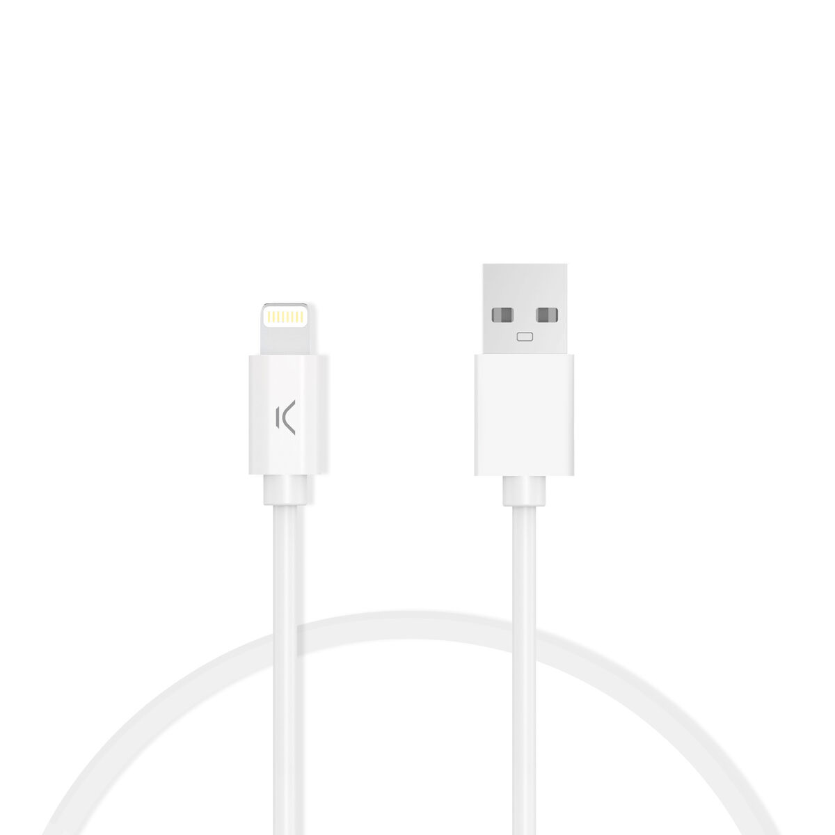 Gegevens-/Oplaadkabel met USB KSIX B0914CU01 Wit