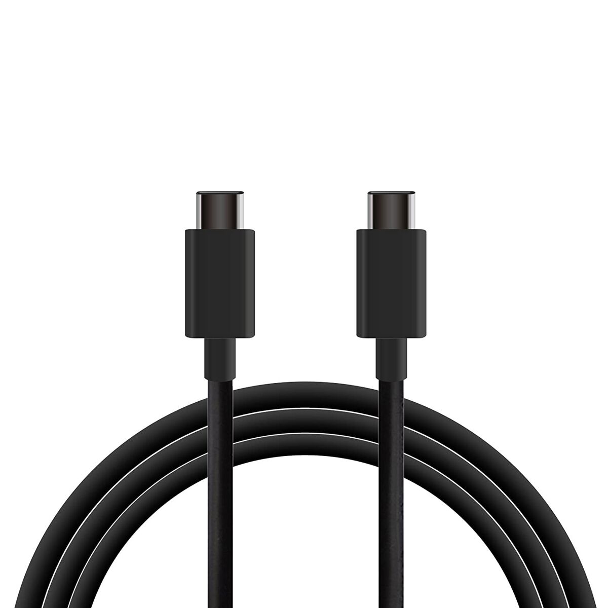 Kabel USB-C naar USB-C KSIX BXCUC01 Zwart 1 m