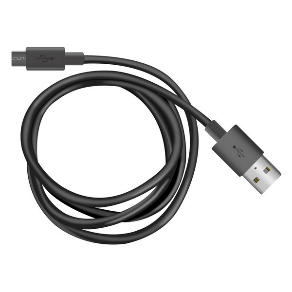 Câble USB vers Micro USB KSIX 3 m Noir   