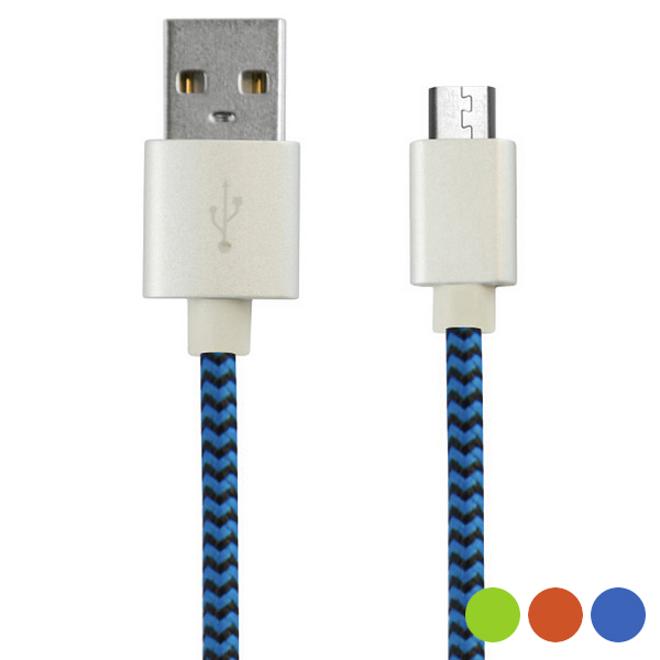 Câble USB vers Micro USB KSIX 1 m  Orange 