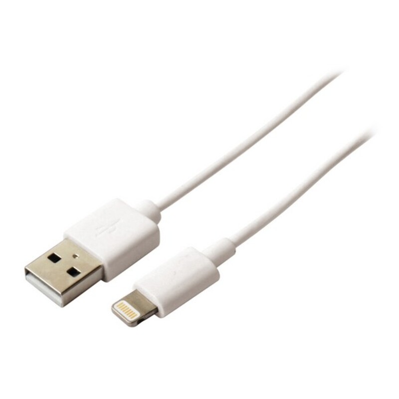 Cable USB a Lightning Contact (1 m) Blanco