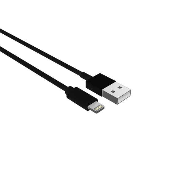 Lightning Cable Contact iPhone Black (1 m)
