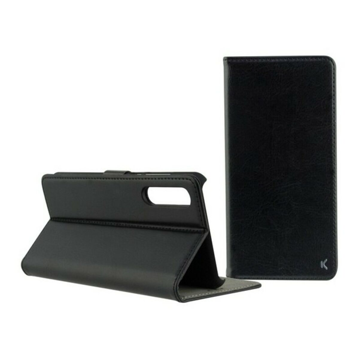 Housse Folio pour Mobile Xiaomi Mi Note 10/Mi Note 10 Pro KSIX Standing Noir