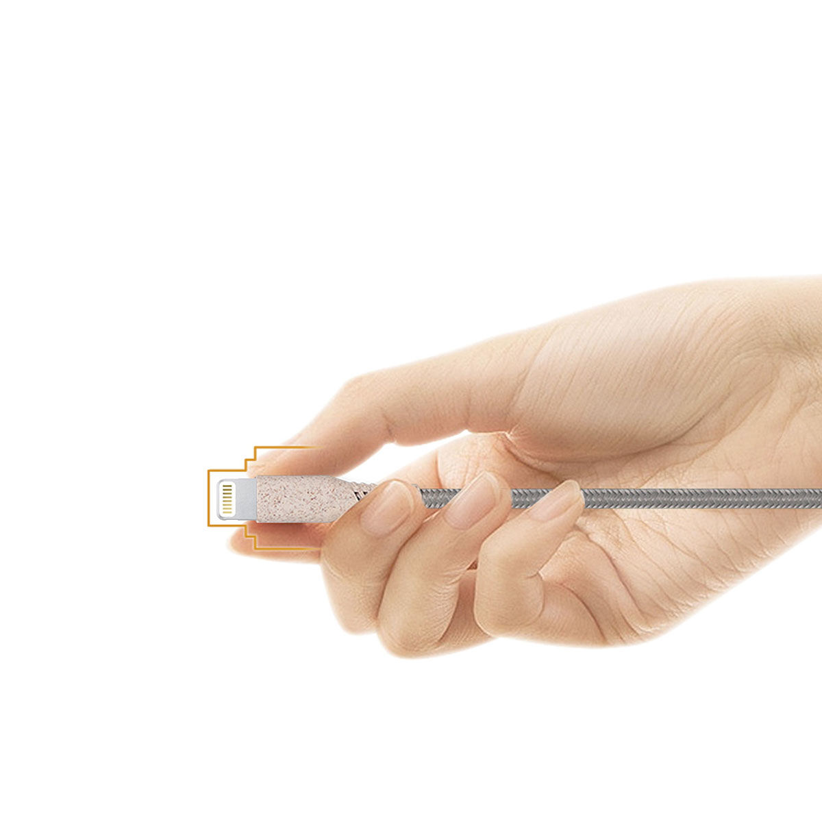 Bild von USB Cable for iPad/iPhone KSIX B0914ECO02 White