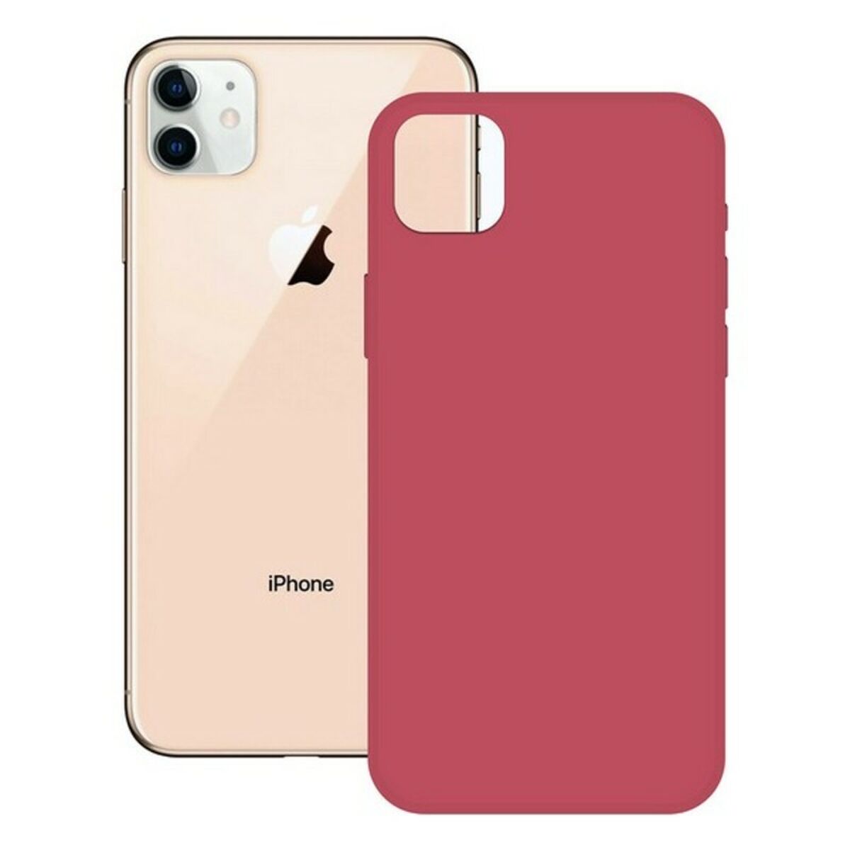 Afbeeldingen van Mobile cover iPhone 12 KSIX Soft Silicone iPhone 12 Mini