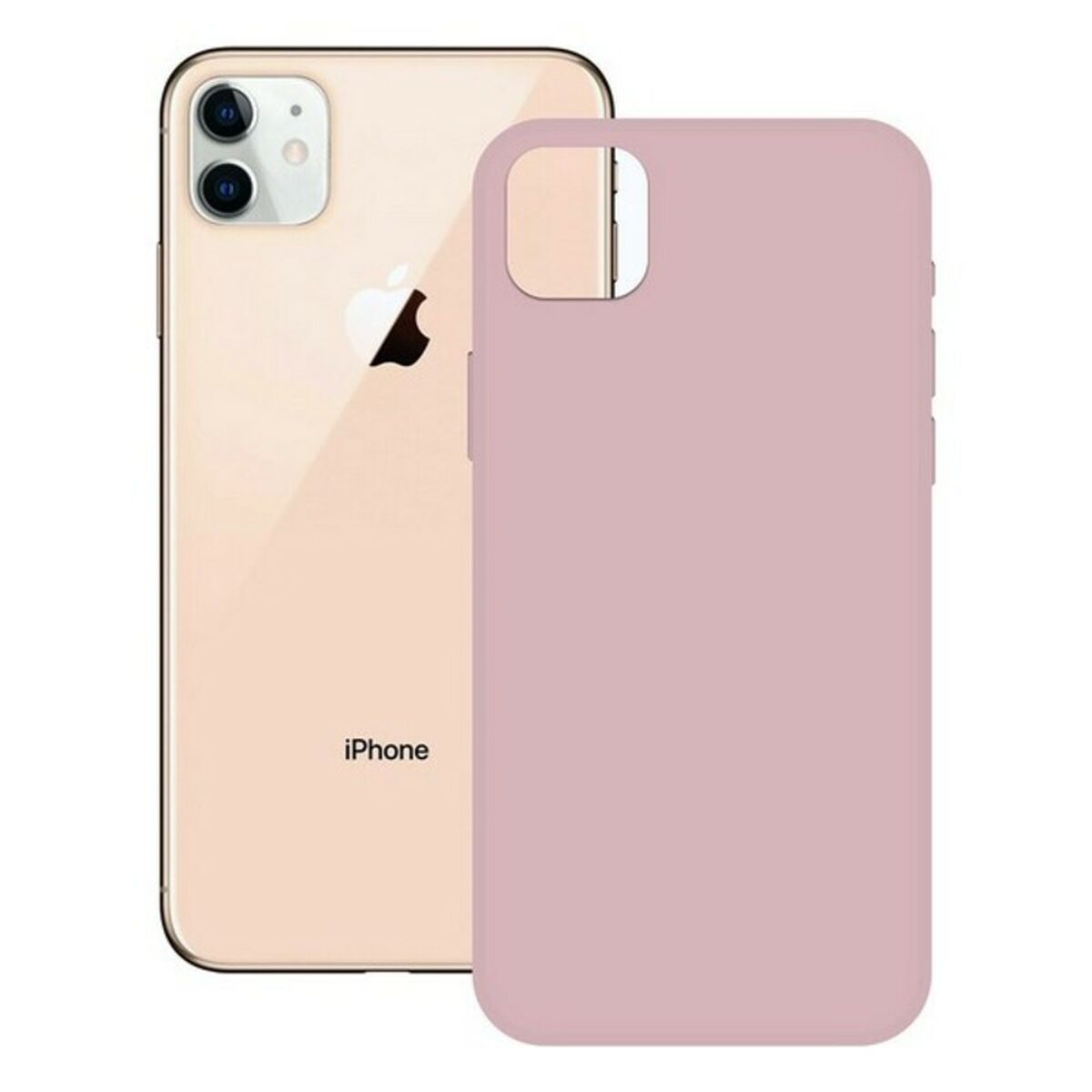 Afbeeldingen van Mobile cover iPhone 12 Pro KSIX Soft Silicone iPhone 12, 12 Pro
