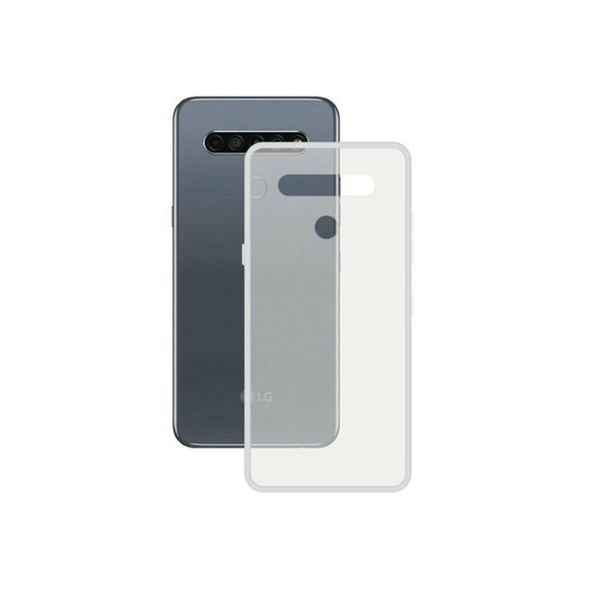 Protection pour téléphone portable LG K61 Contact TPU Transparent