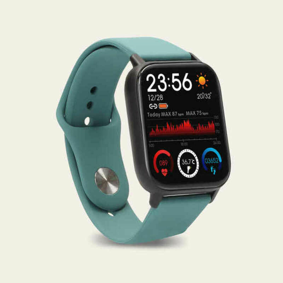 Afbeeldingen van Smartwatch KSIX BXSW11N 1,7" 180 mAh Black (Refurbished A)