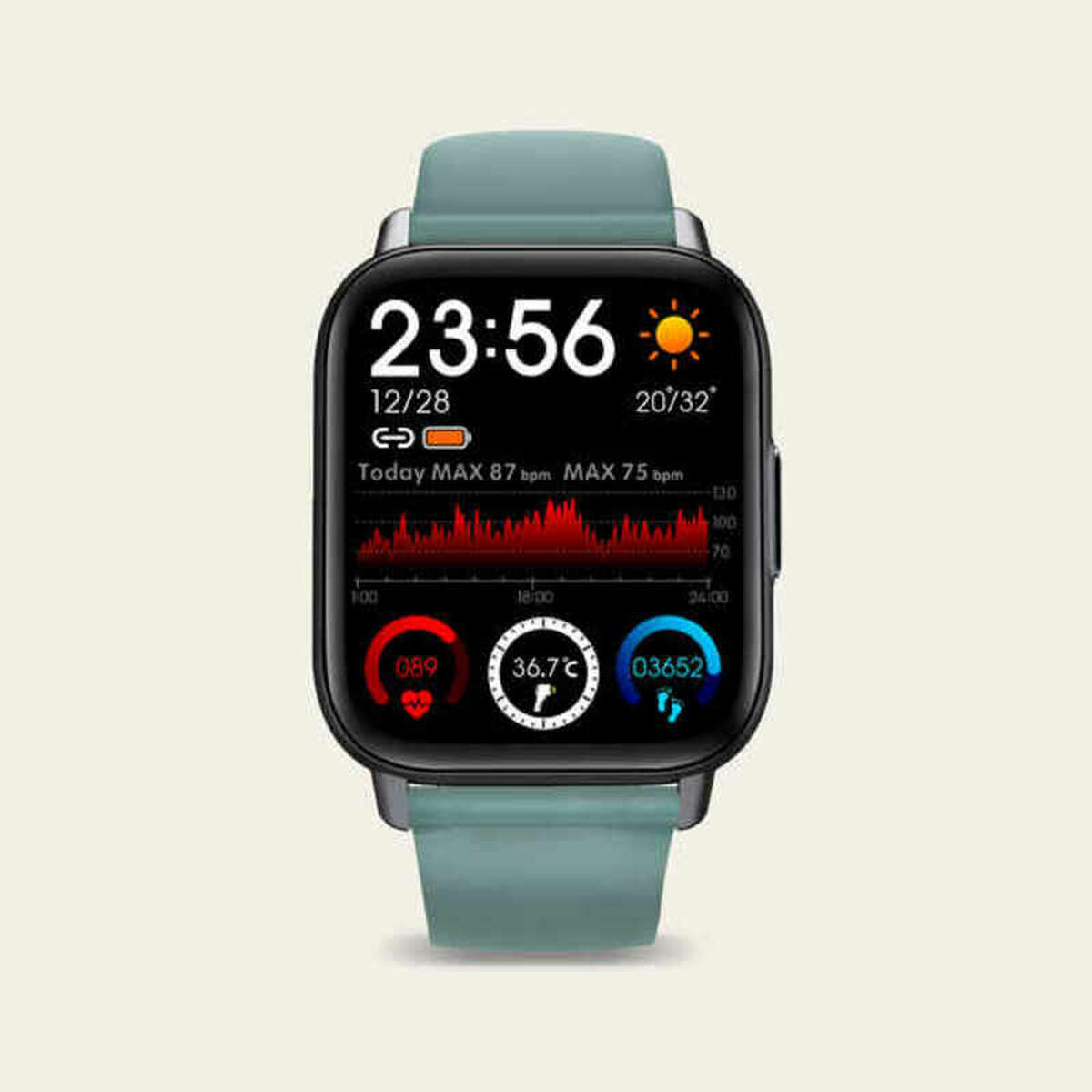 Afbeeldingen van Smartwatch KSIX BXSW11N 1,7" 180 mAh Black (Refurbished A)