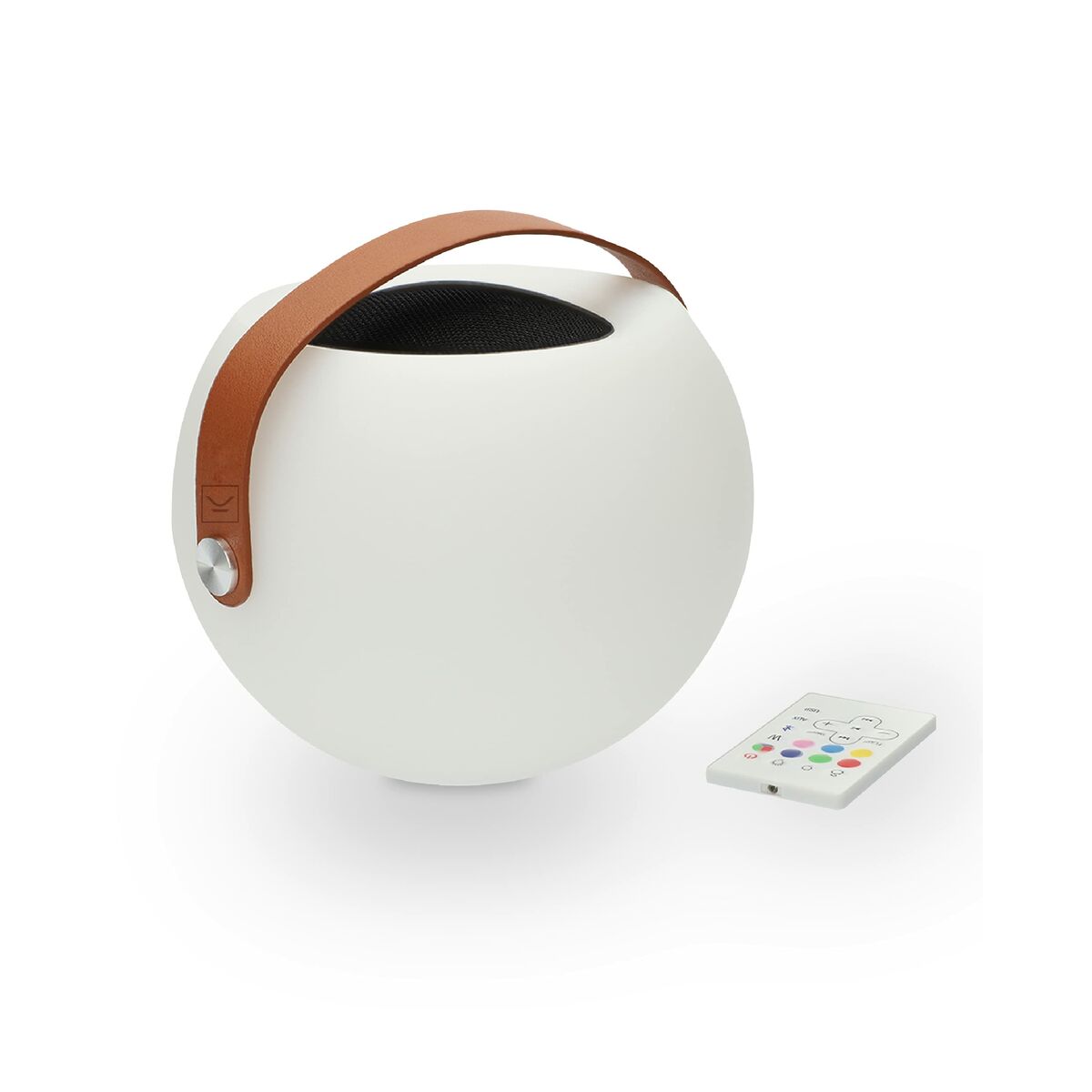 Bluetooth Højtaler med LED-Lampe KSIX Bubble Hvid 5 W Bærbar