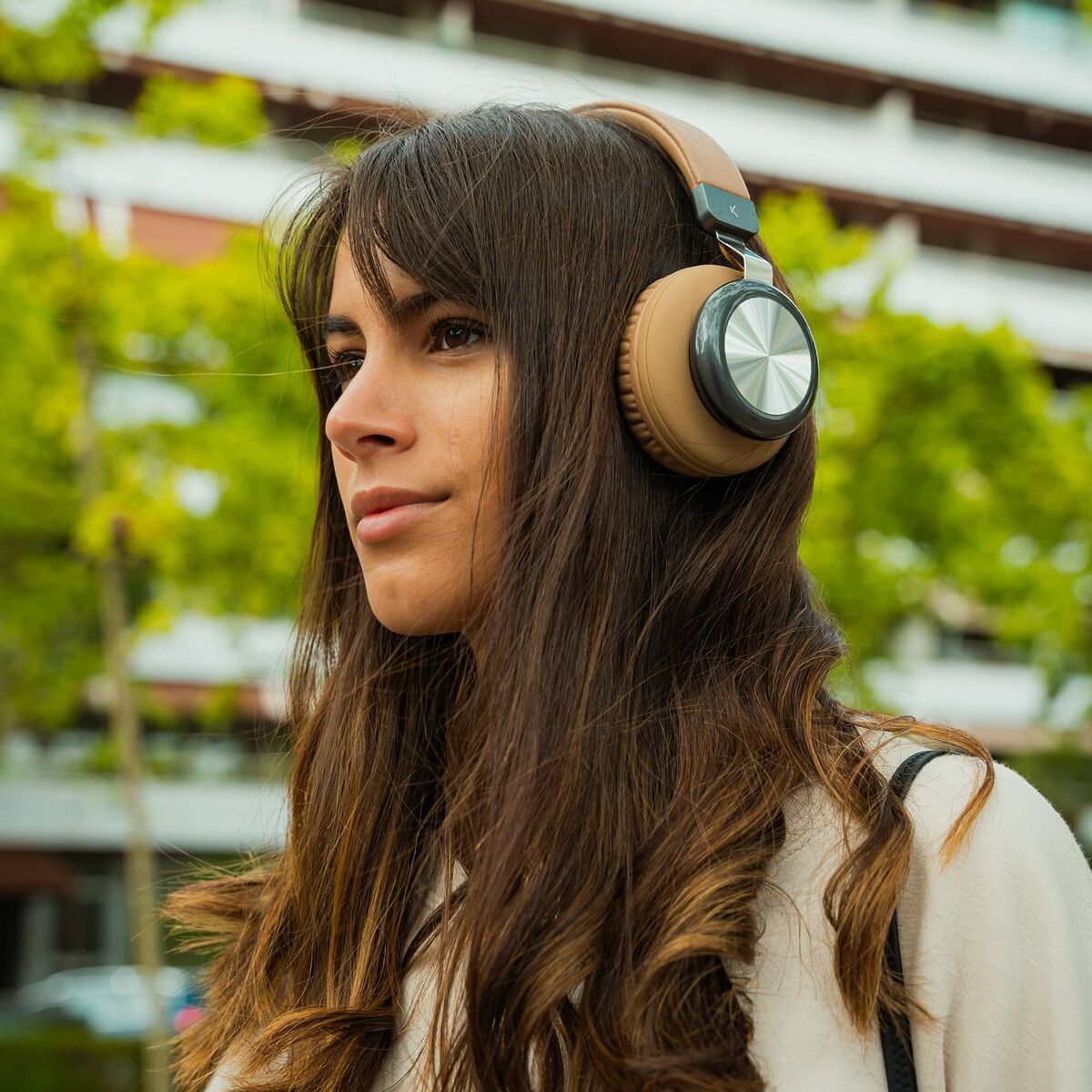 Wireless Headphones KSIX Retro2 Brown (Refurbished A)