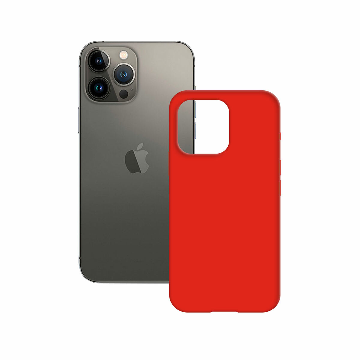 Protection pour téléphone portable KSIX iPhone 14 Pro Max iPhone 14 Pro Max Rouge