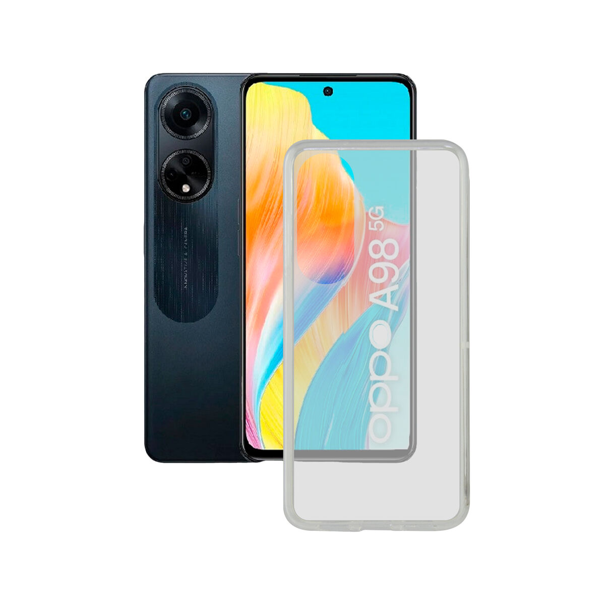 Protection pour téléphone portable KSIX Oppo A98 Transparent OPPO Oppo A98