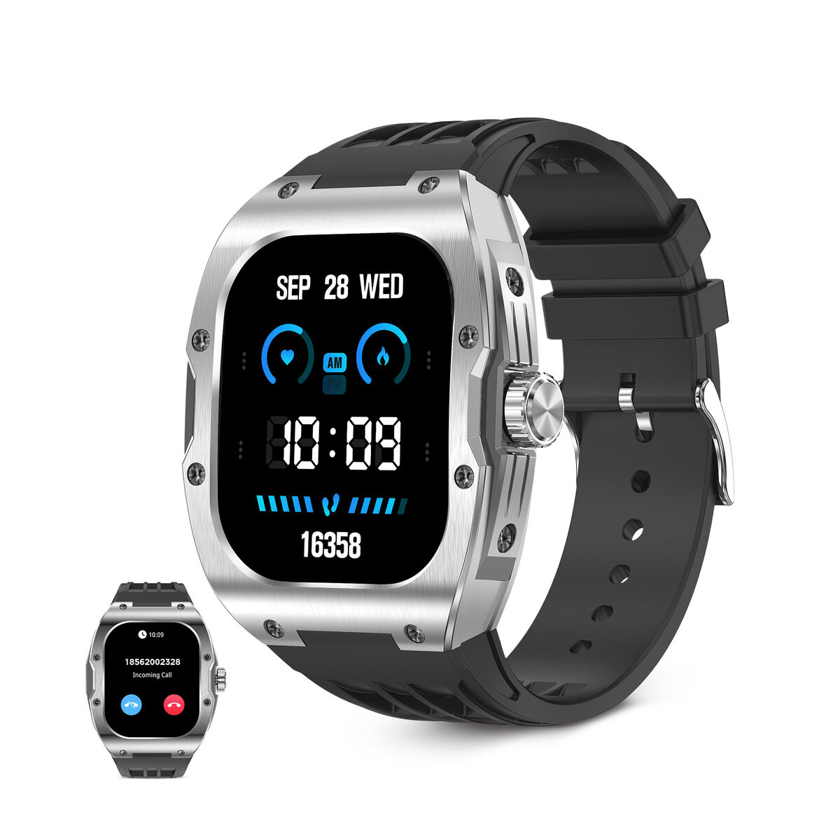 Picture of Smartwatch KSIX Hero Black 1,95" 45 mm
