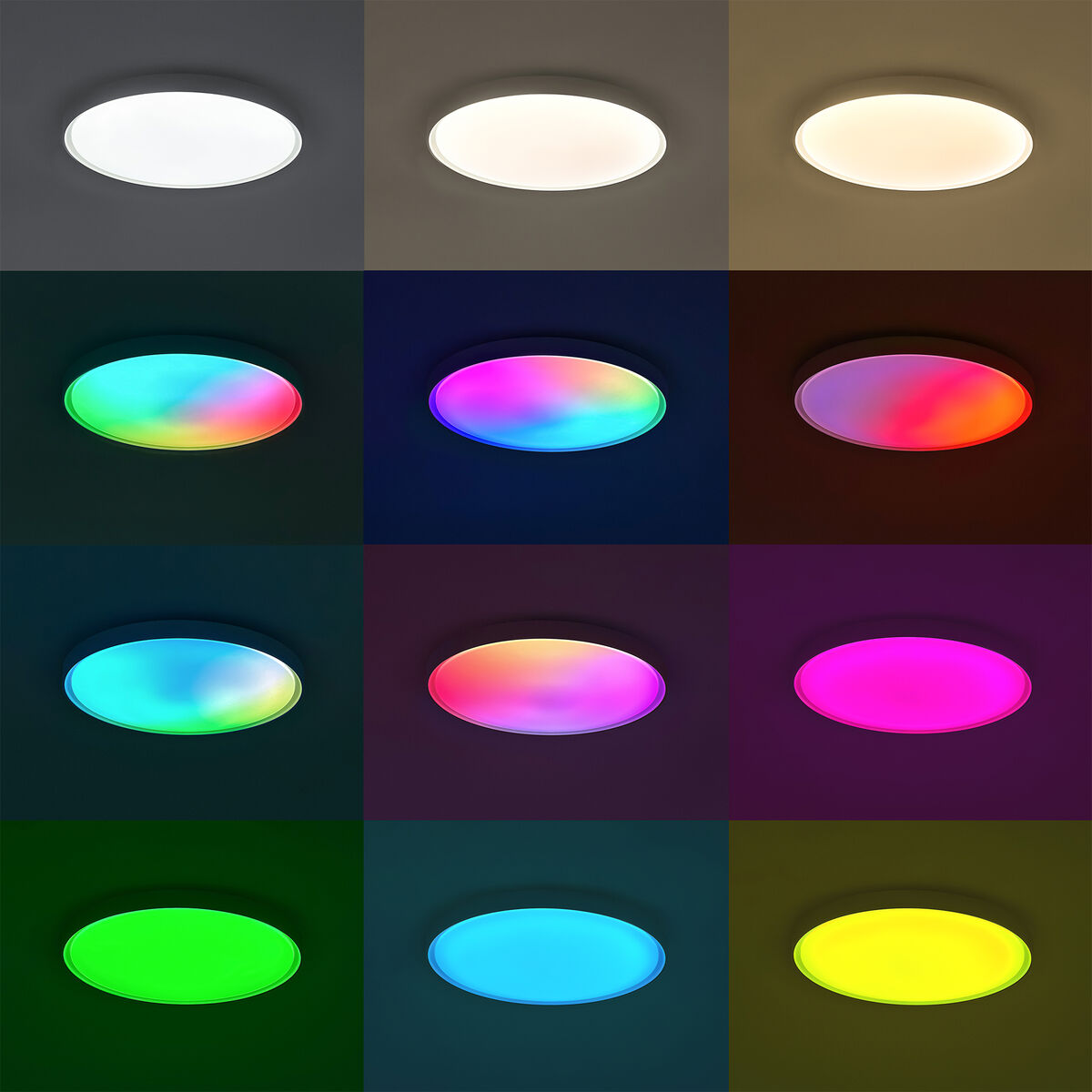 LED Flush-fitting ceiling light KSIX SmartLED KSIX Halo 2 White Plastic 25 W (3000k – 6500k) (6500 K)