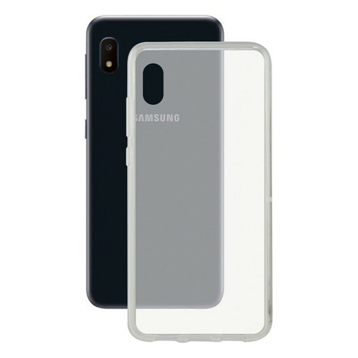 Protection pour téléphone portable Samsung Galaxy A10e KSIX Flex TPU Transparent