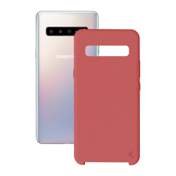 Funda para Móvil Samsung Galaxy M10 KSIX Soft Rojo