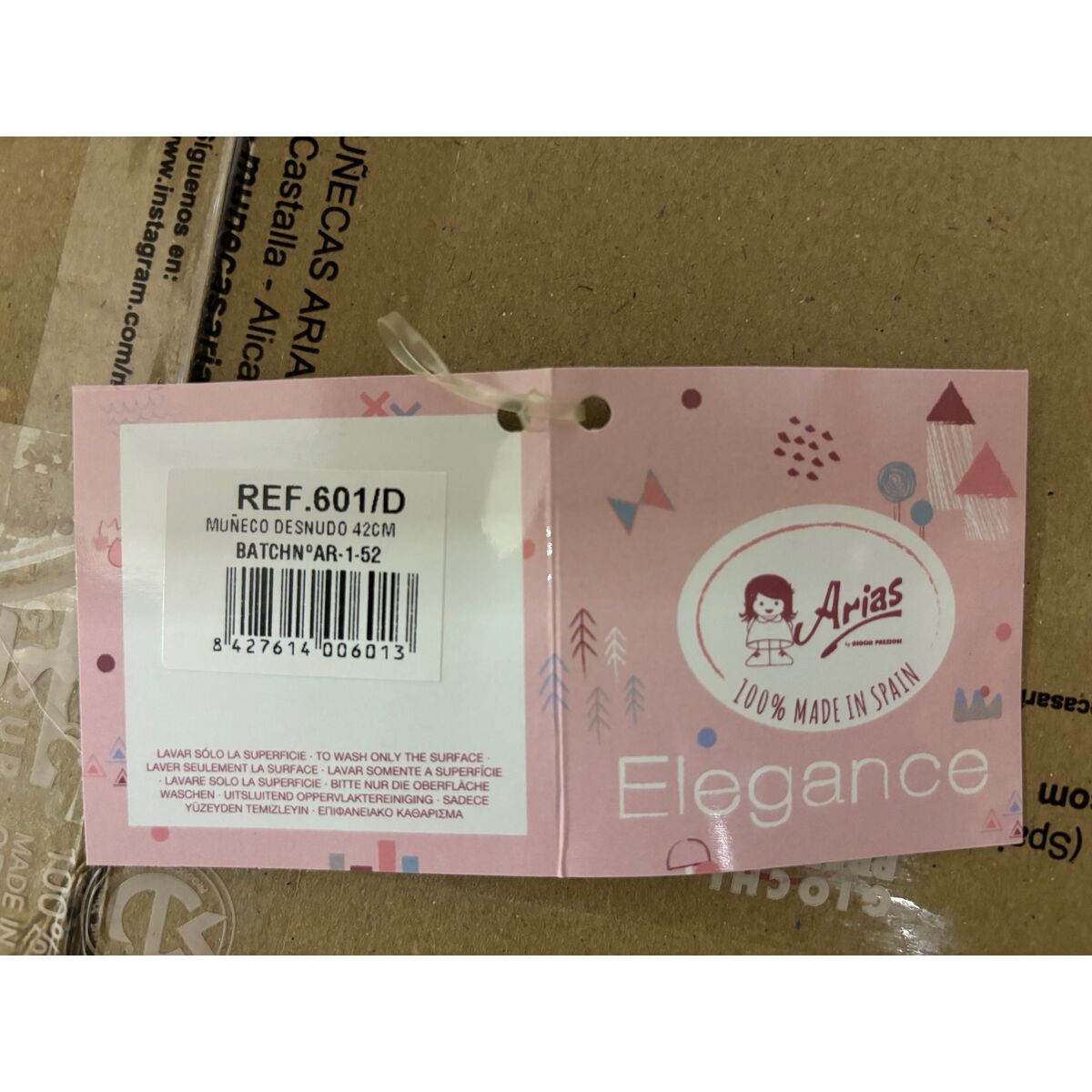 Baby Doll Arias Zoe 42 cm