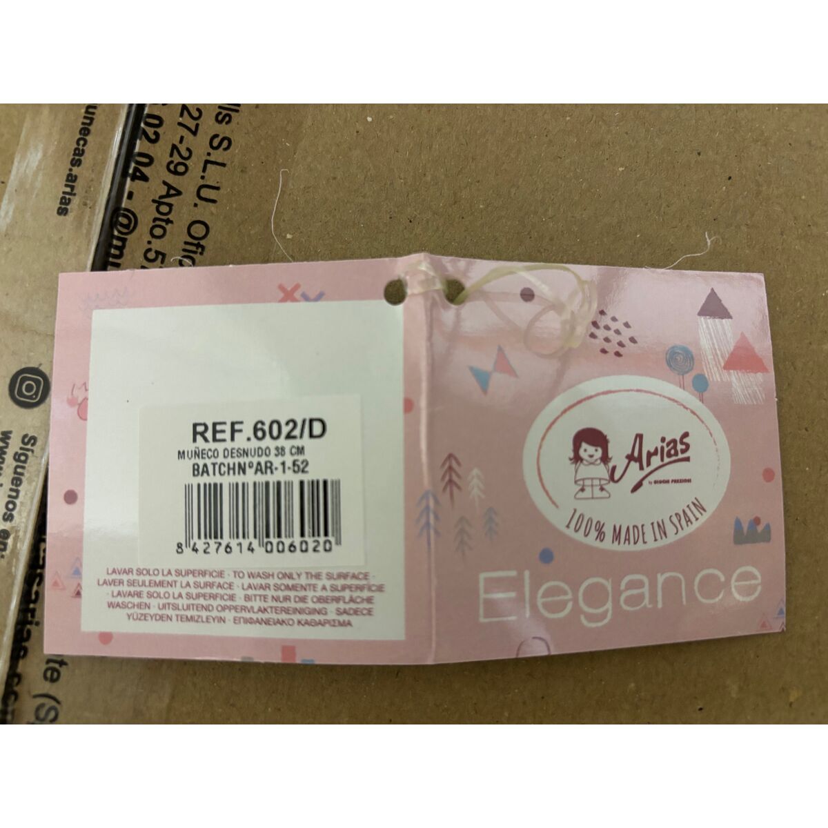 Baby doll Arias Andie 38 cm