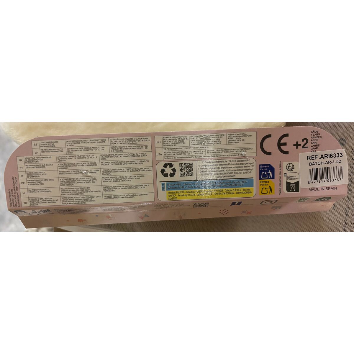 Baby Carrier Backpack Arias 40-45 cm Beige