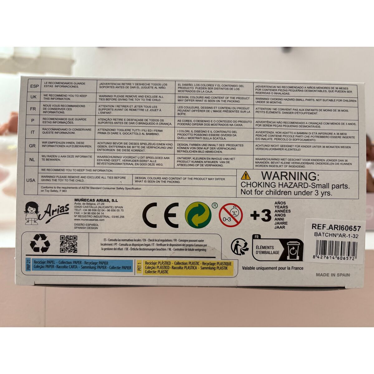 Doll Arias Elegance Carlota 36 cm