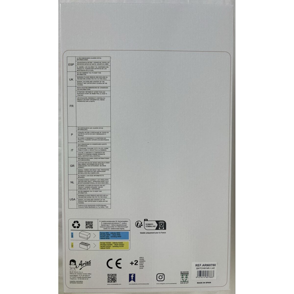 Baby Doll Arias 30 cm