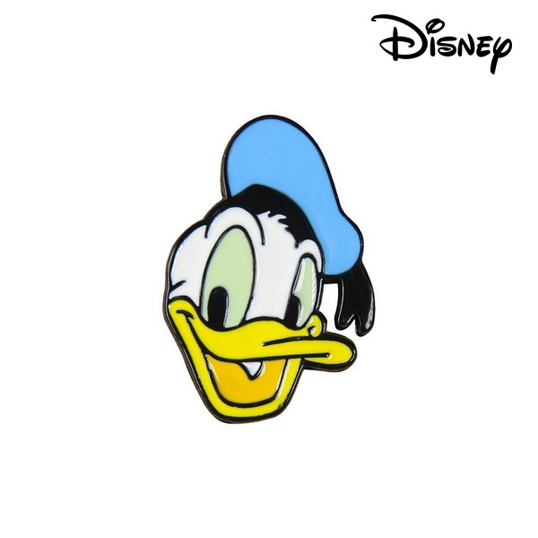 Broche Donald Disney Métal Blanc