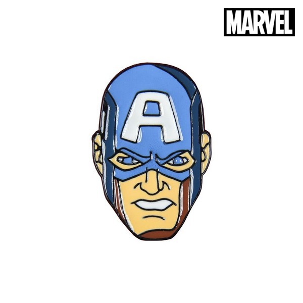 Broche Captain America The Avengers Métal Bleu