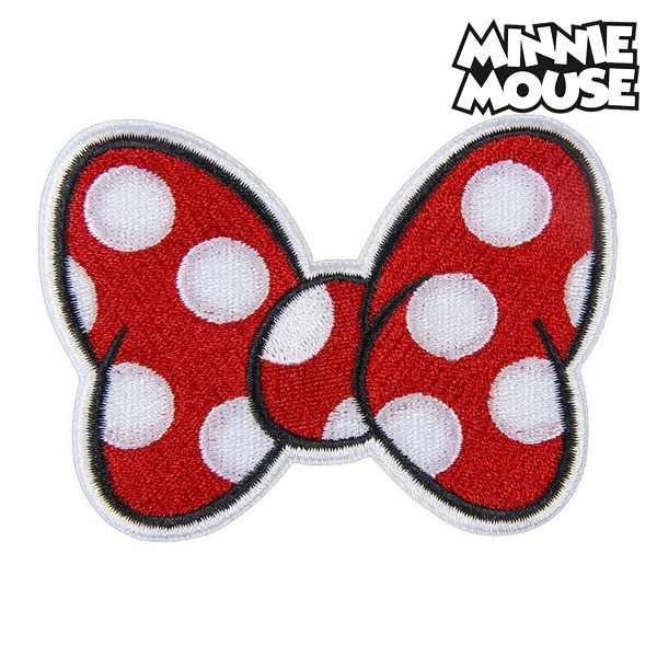 Patch Minnie Mouse Red Polyester (9.5 x 14.5 x cm)