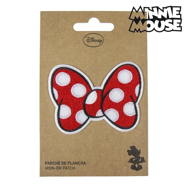 Patch Minnie Mouse Red Polyester (9.5 x 14.5 x cm)