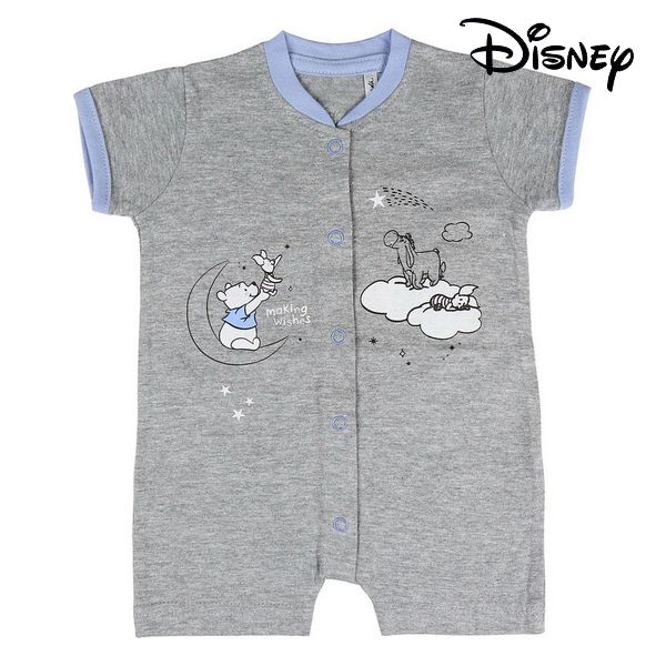 Baby's Short-sleeved Romper Suit Disney Grey