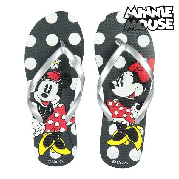 Chanclas para Mujer Minnie Mouse Gris