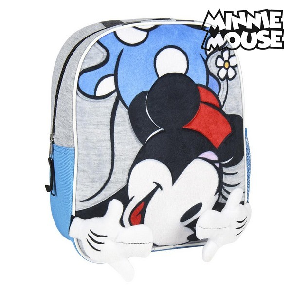 3D Barnebag Minnie Mouse Blå Grå