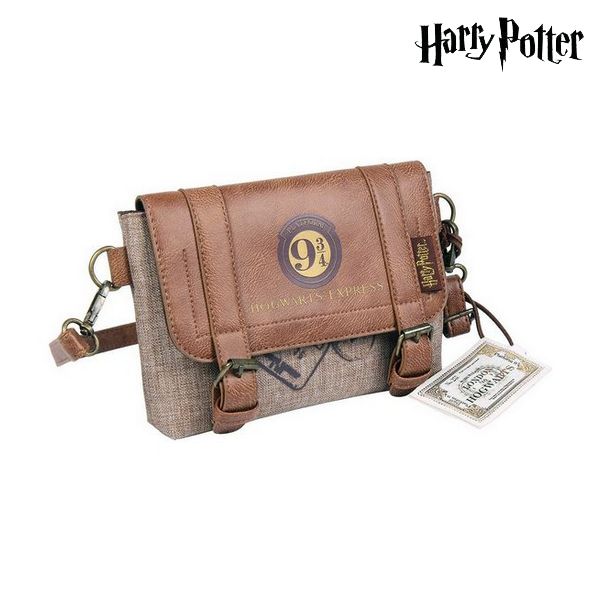 Skuldertaske Harry Potter Brun (19,5 x 3 x 2,5 cm)