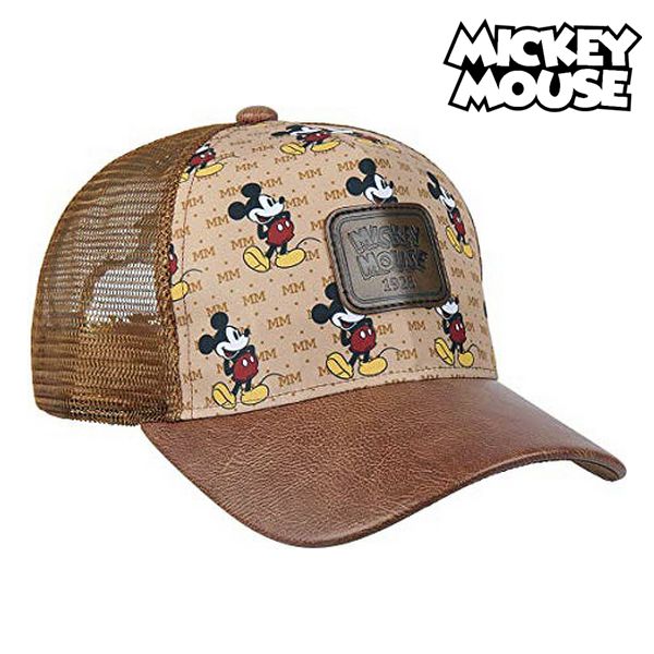 Ladies' hat Mickey Mouse Brown 10 % PU (58 cm)