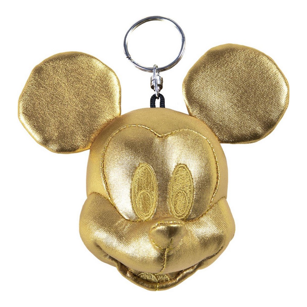 Cuddly Toy Keyring Mickey Mouse Golden