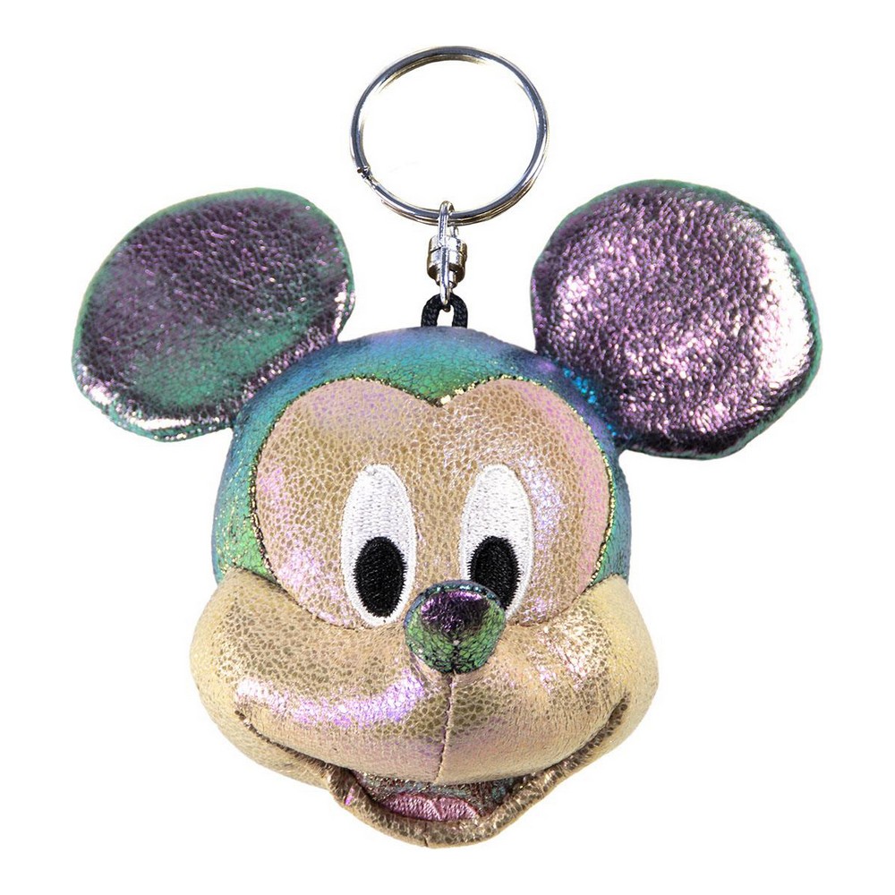 Nøglering med krammedyr Mickey Mouse Multifarvet
