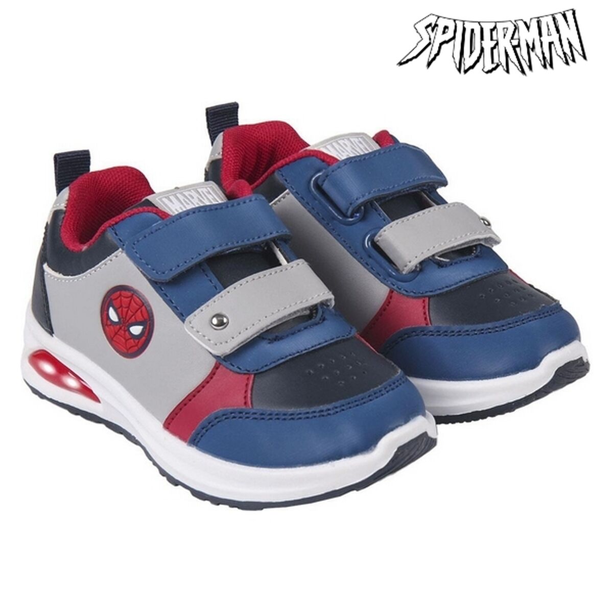 Zapatillas Deportivas con LED Spider-Man Rojo
