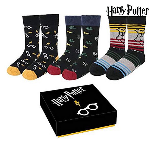Sokker Harry Potter 3 par (En størrelse (35-41))