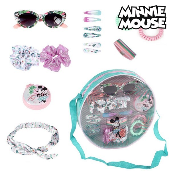 Toilet Bag with Accessories Minnie Mouse (19 pcs)
