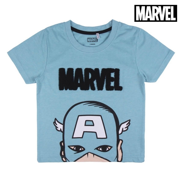 Barne Kortermet T-skjorte Marvel Blå