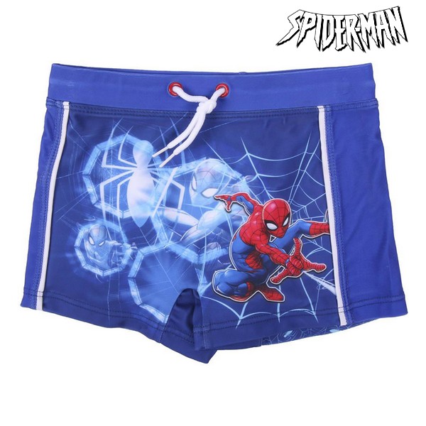 Boys Swim Shorts Spiderman Blue