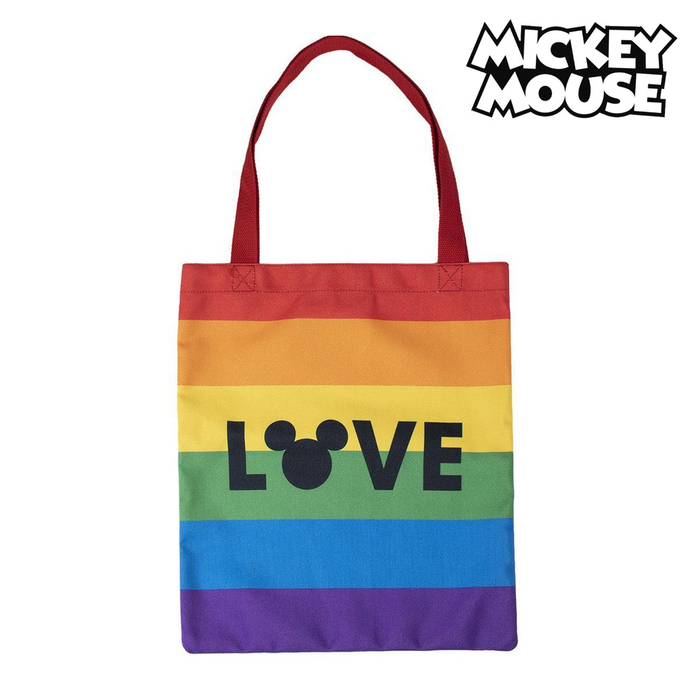 Håndtasker Disney Love Pride Multifarvet (36,7 x 40 x 0,1 cm)