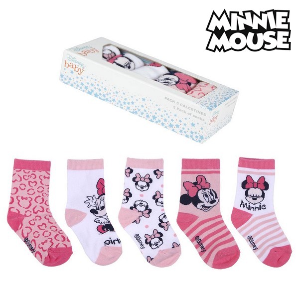 Chaussettes Minnie Mouse (5 paires) Multicouleur