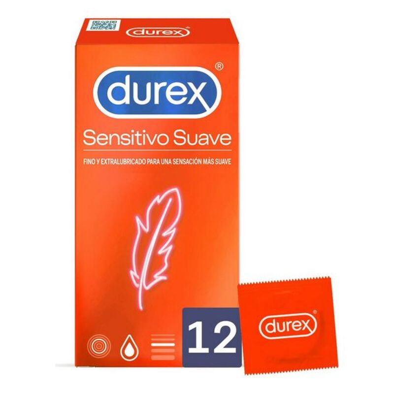 Kondomer Durex Sensitivo Suave Ø 5,6 cm (12 uds)