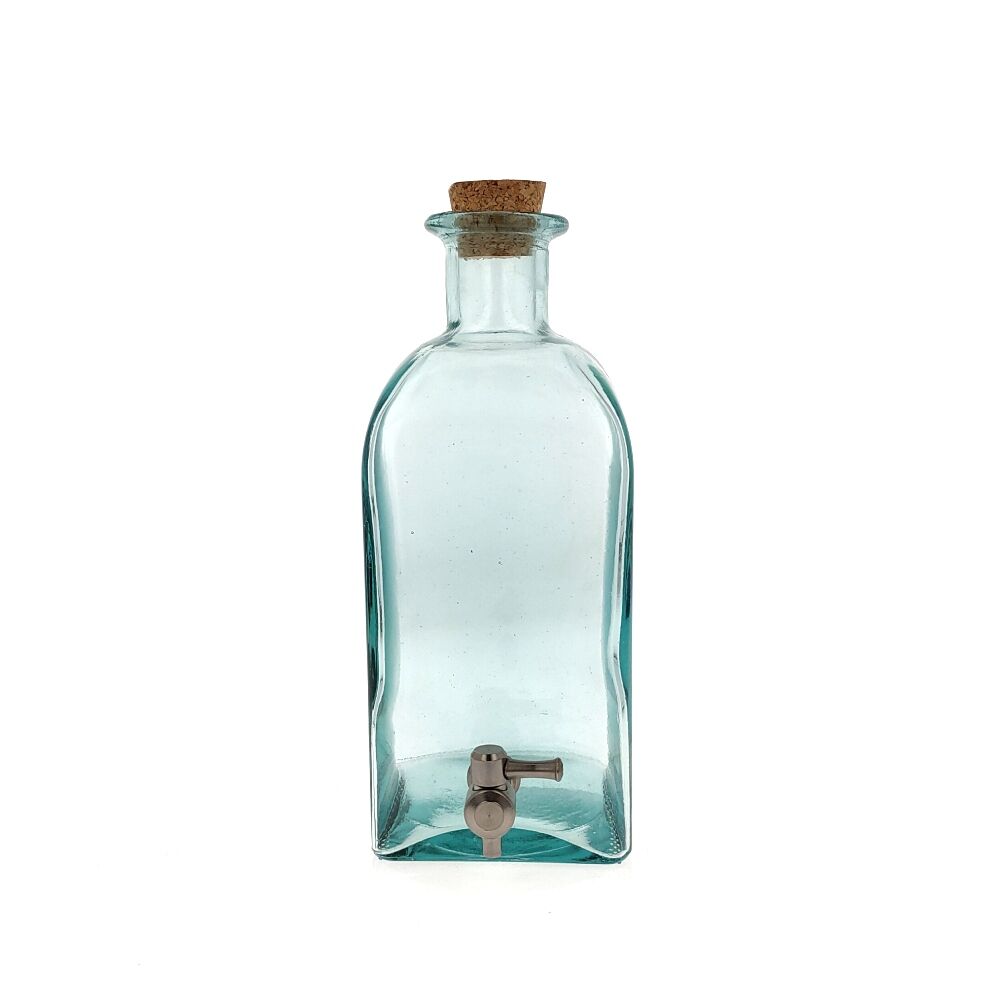 Botella Flor de Mayo Cristal Transparente (1 L)