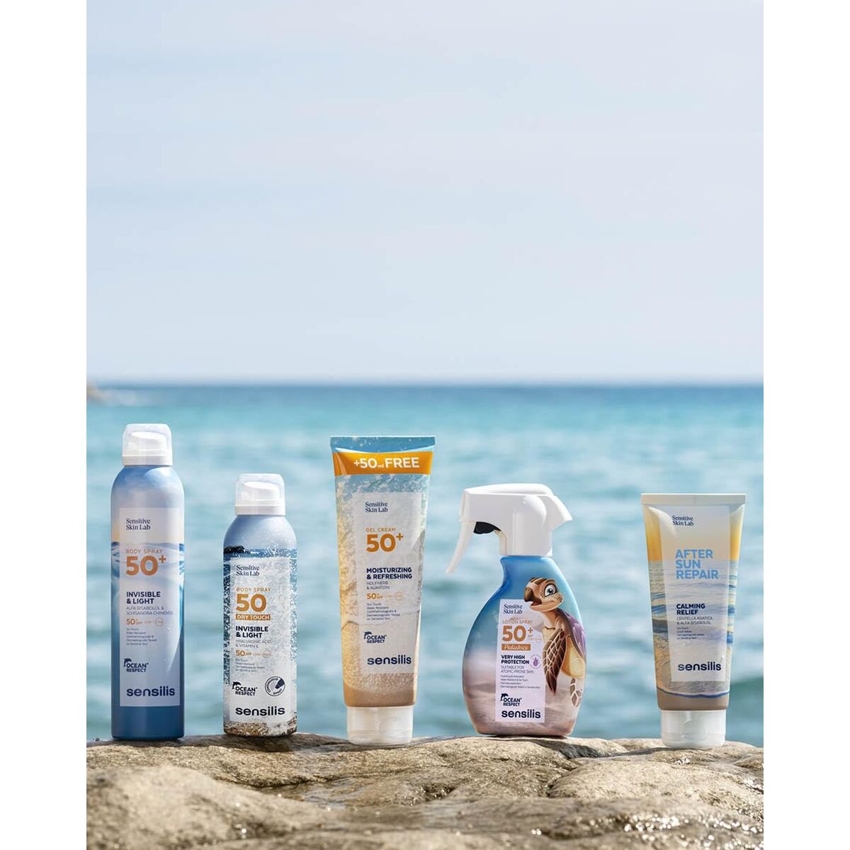 obrázok produktu Facial Sun Cream Sensilis INVISIBLE & LIGHT Spf 50+ 250 ml