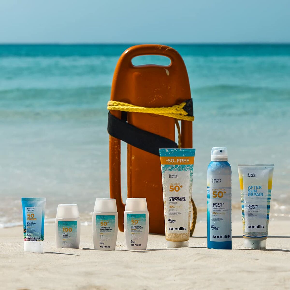 obrázok produktu Sun Block Sensilis MOISTURIZING & REFRESHING Spf 50+ 250 ml